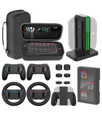 Switch 2 Accessories Bundle, 14-in-1, Case, Charging Dock, Grips More