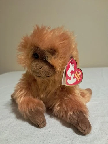 Ty Beanie Baby CHARLIE the Monkey 8" Vintage Ty Plush Stuffed Animal Toy