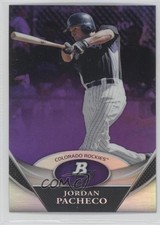 2011 Bowman Platinum Prospects Retail Purple Refractor Jordan Pacheco #BPP93 0c6