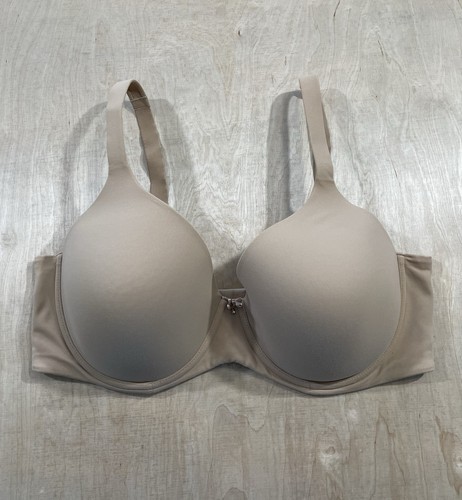 Soma embraceable full coverage soft tan lightly lined underwire bra Sz 40DD