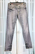 Citizens of Humanity Jeans Low Rise Skinny Leg Gray Avedon Stretch Womens Sz 27