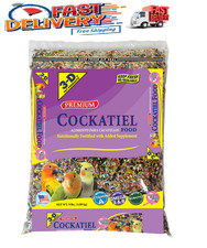 3-D Pet Products Premium Cockatiel Mix Bird Food Seeds, with Probiotics, 9 lb. B
