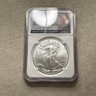 2025 SILVER EAGLE NGC MS70 ANNA CABRAL SIGNED FIRST DAY OF ISSUE