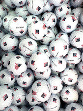 New TaylorMade TP5 Pix White/USA FLAG Practice 12 Dozen 144 Golf Balls