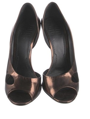 Givenchy D'Orsay Patent Leather Pumps - SIZE 7