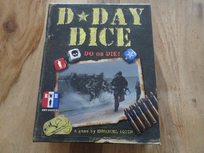 D-Day Dice 1st Edition Spiel Valley Games + Flare Pouch, K-Pack, Service Pack