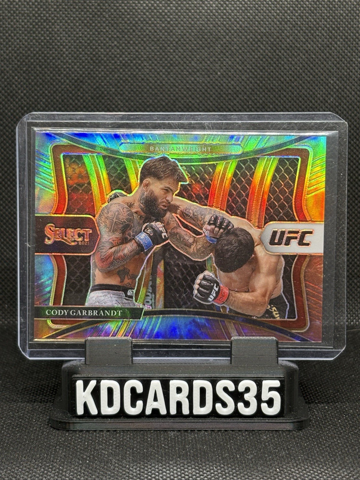 Cody Garbrandt 2021 Panini Select UFC Tie Dye Premier Level /25 #195