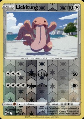 Lickitung 113/163 REVERSE HOLO Battle Styles C NM HYOGONOSUKE Pokemon