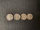 Silver Quarters Mixed Lot Of 4- Three 1964-One 1943 US Quarters 90% Silver