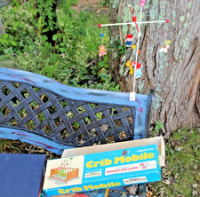 Vintage 197 Dolly Toy Co Raggedy Ann  Andy Nursery Crib Mobile W/ Box Complete