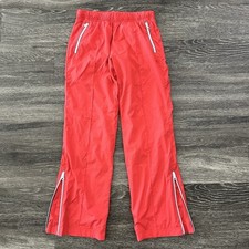 VTG Y2K Old Navy Low Rise Athletic Track Pants Women s XS Windbreaker Ankle Zip