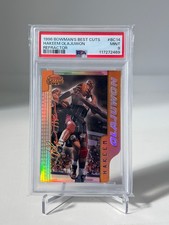 1996-97 Bowman's Best Cuts Hakeem Olajuwon Refractor #BC14 - PSA 9