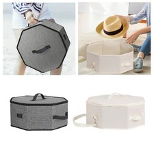 Hat Storage Box Lightweight Multiuse Travel Hat Organizer for Sunhat Men Women