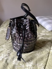 Secchiello Piccolo Borsa In Pelle Giorgio Armani 