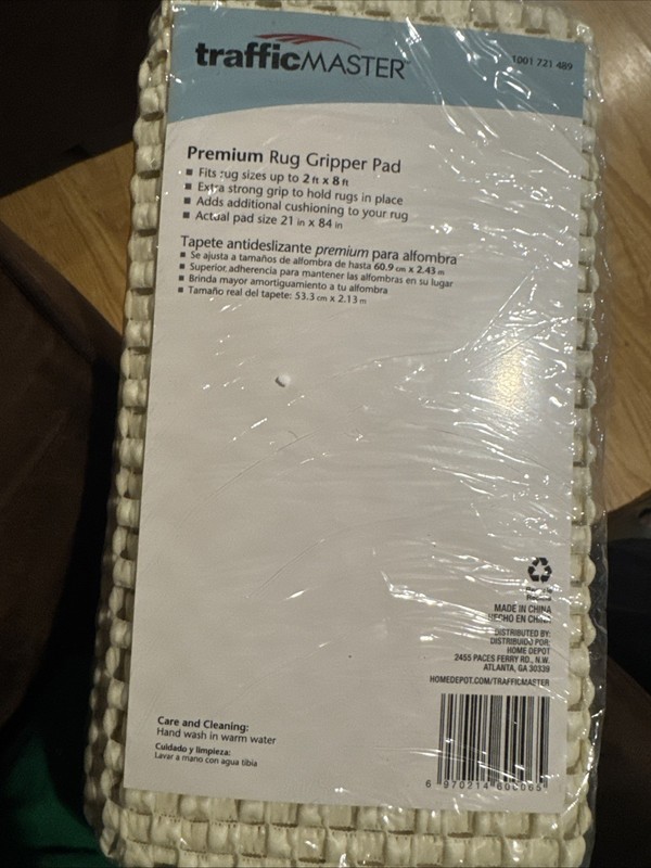 Traffic Master Premium Rug Gripper Pad 2ft x 8ft 1001721489 - YLW SHELF