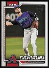 2026 Topps Series 1 Celebration Blaze Alexander #6 Arizona Cardinals
