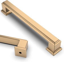20 Pack 5 Inch 128Mm Champagne Bronze Kitchen Cabinet Handles Brushed Brass Cab