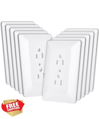 Bates Choice 10pk White Duplex Plates