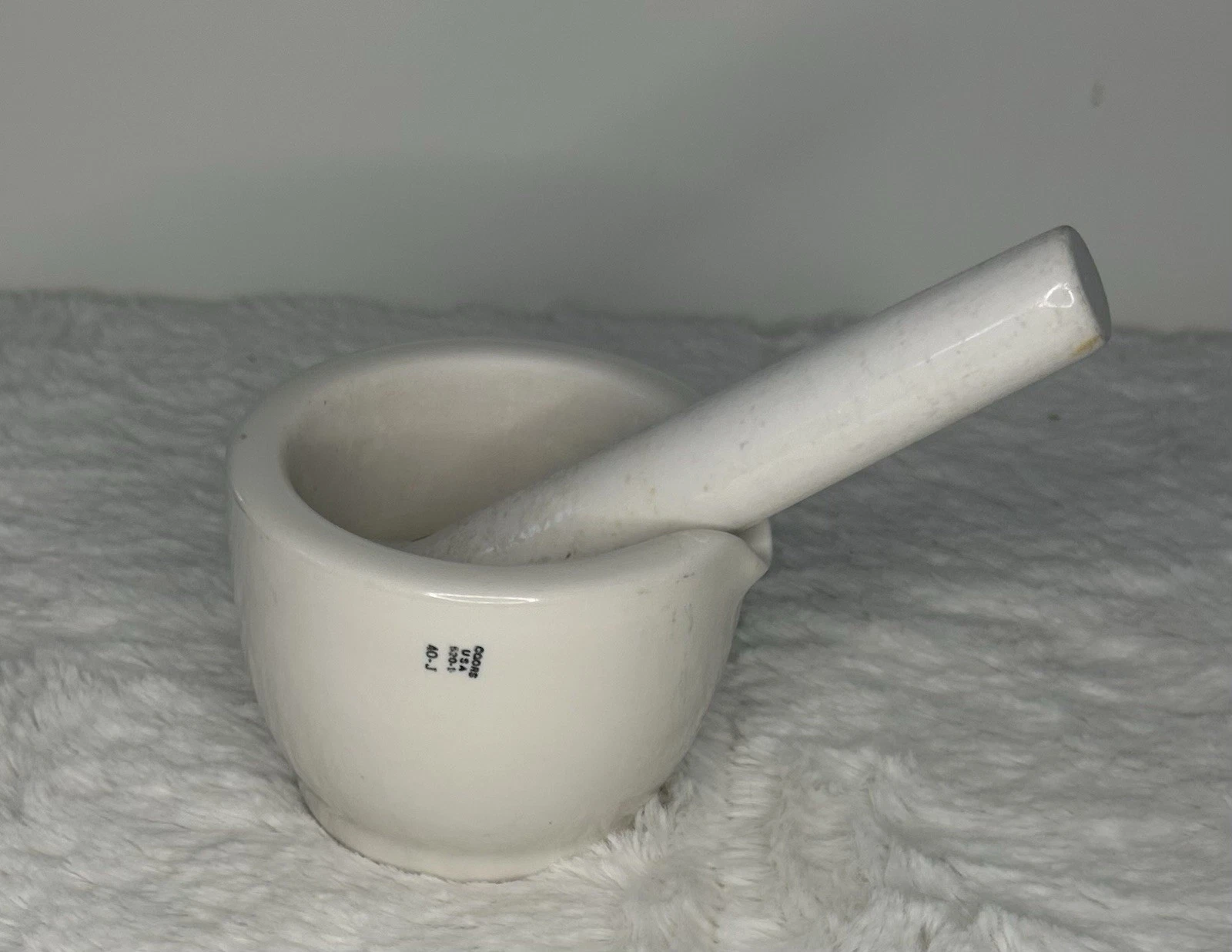 Vintage Coors Pottery 520-1 Mortar and Pestle Made In USA