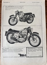 BSA 175 Silver Bantam & 650 Lightning 1965 Vintage Motorcycle Advert