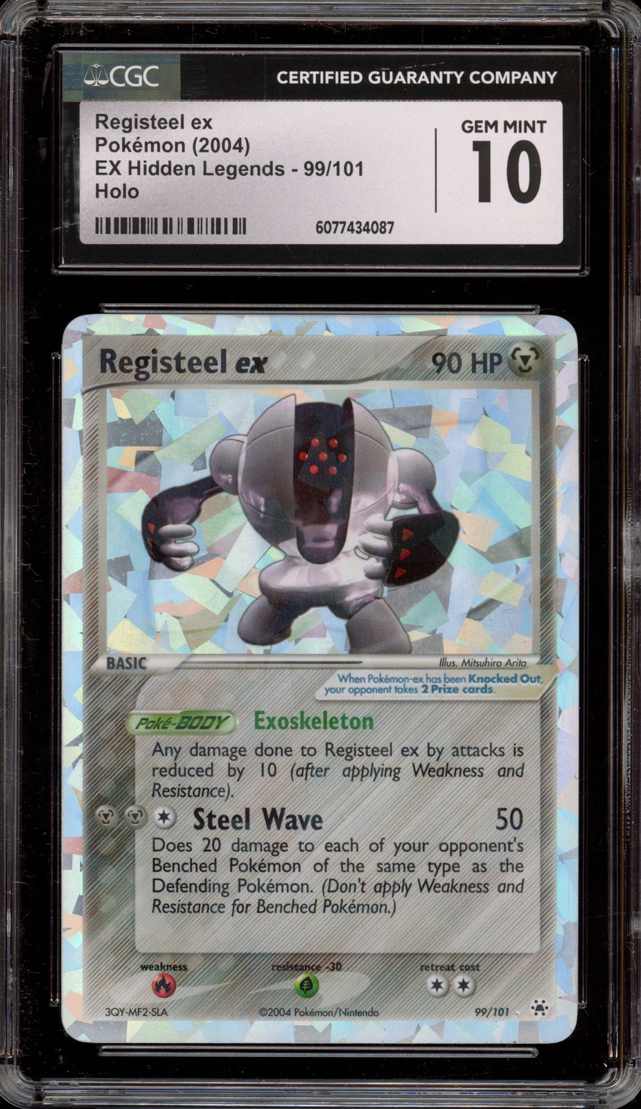 Pokemon Registeel ex EX Hidden Legends Holo Ultra Rare #99 CGC 10 Gem Mint