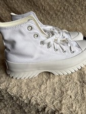 Converse Chuck Taylor All Star Lugged 2.0 High White Black. Mens 5.5