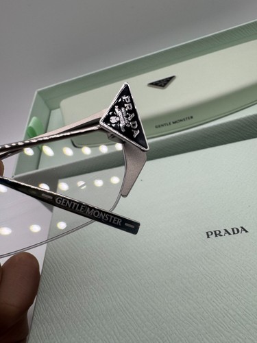 Gentle Monster x Prada 2 A02 Silver Clear (100% Authentic)