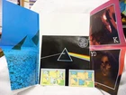 Pink Floyd The Dark Side of the Moon Vinyl Record w/ stickers & posters Z#3104