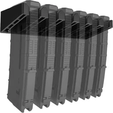 Mag Holder Magazine Storage Rack Firearm Gun Safe Organizer Wall Mount Black USA