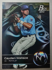 2023 Bowman Platinum Top Prospects #TOP84 Cayden Wallace - Kansas City Royals