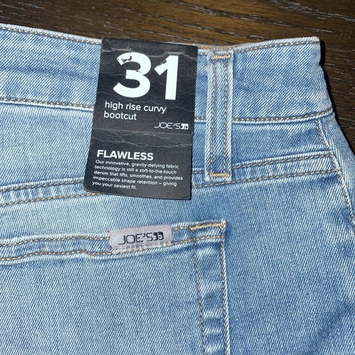 Neu mit Etikett Joe's Curvy Bootcut-Damenjeans hoher Bund Größe 31 Rossellini mittlere Waschung - Bild 3 von 7