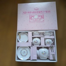 Sanrio Hello Kitty Miniature Tea Set Official Sanrio Character Dishware Toys