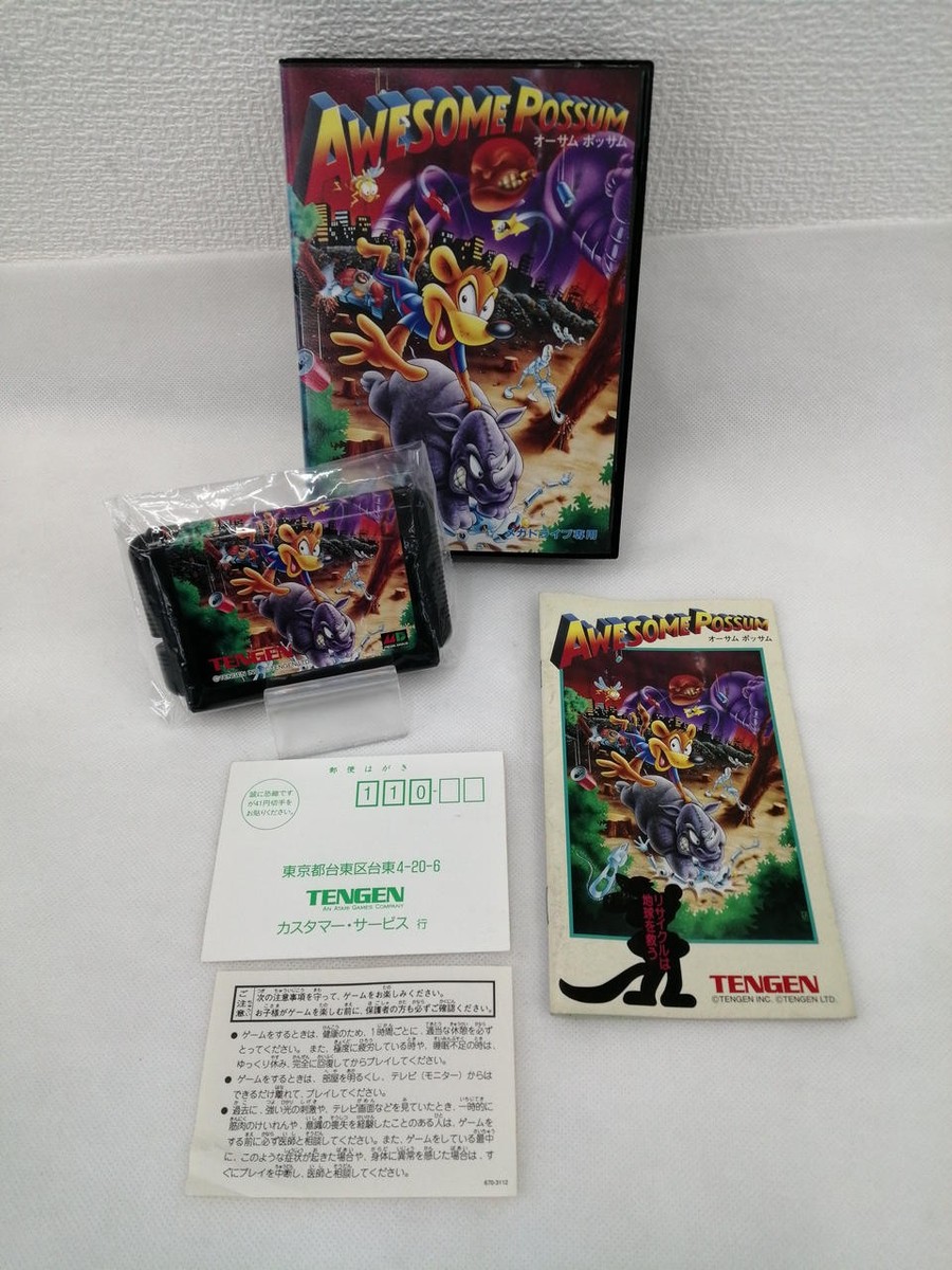 MD オーサムポッサム Tengen Co., Ltd. Ausam Possum Mega Drive Soft | eBay