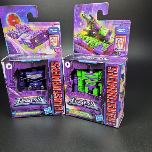 Transformers Legacy Core Class Optimus Prime & G2 Universe Megatron & Shockwave