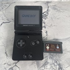 Nintendo Game Boy Advance SP AGS-001 black plus game 