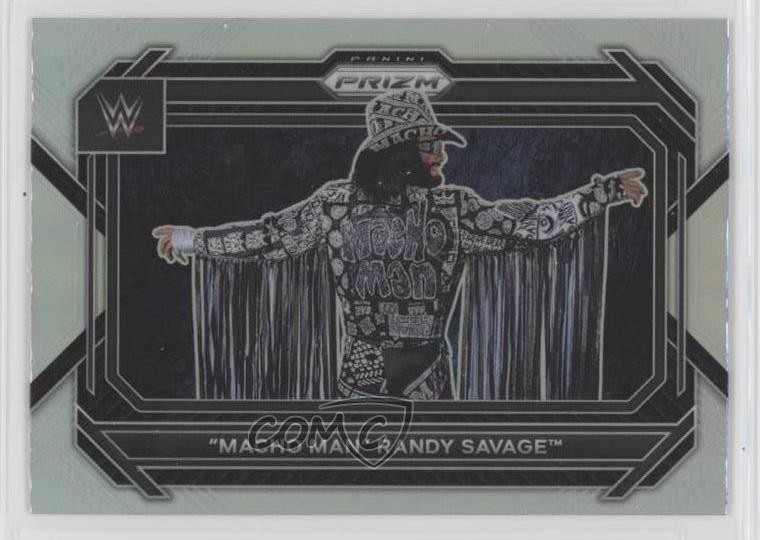 2023 Panini Prizm WWE Silver Prizm Macho Man Randy Savage #35 HOF 6k8