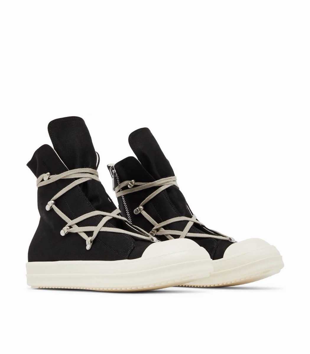 2024 Rick Owens Lido DRKSHDW Hexa High 'Black Milk' Size 41 | eBay