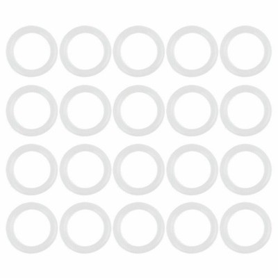 20Pcs Silicone O-Rings, 24mm OD, 17mm ID, 3.5mm Width, Seal Gasket White KD #jd