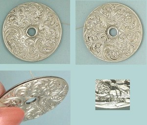 Antique Sterling Silver Spool / Bobbin/ Thread Winder by Simons Bros. * C1900s