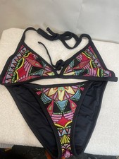 Pilyq Geometric Shapes Size Large Top  Medium Bottom Multicolor Swimsuit Set