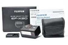 FUJIFILM EF-X20 Clip-On Flash Shoe Mount Speedlight Boxed Tested