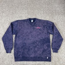 Russell Athletic Sweatshirt Mens XL Purple Acid Wash Vintage 90s USA Made