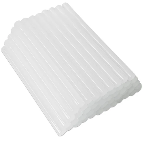 50 Bastoni Di Colla a Caldo 7X100Mm Trasparenti Adesivo 7Mm Per Pistola Colla
