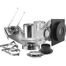 DuraVent 6in. DuraPlus Out-the-Wall Chimney Kit, Model# 6DP-KOUT