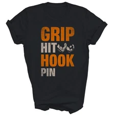 Grip Hit Hook Pin Arm Wrestler Wrestling Unisex Shirt Gift