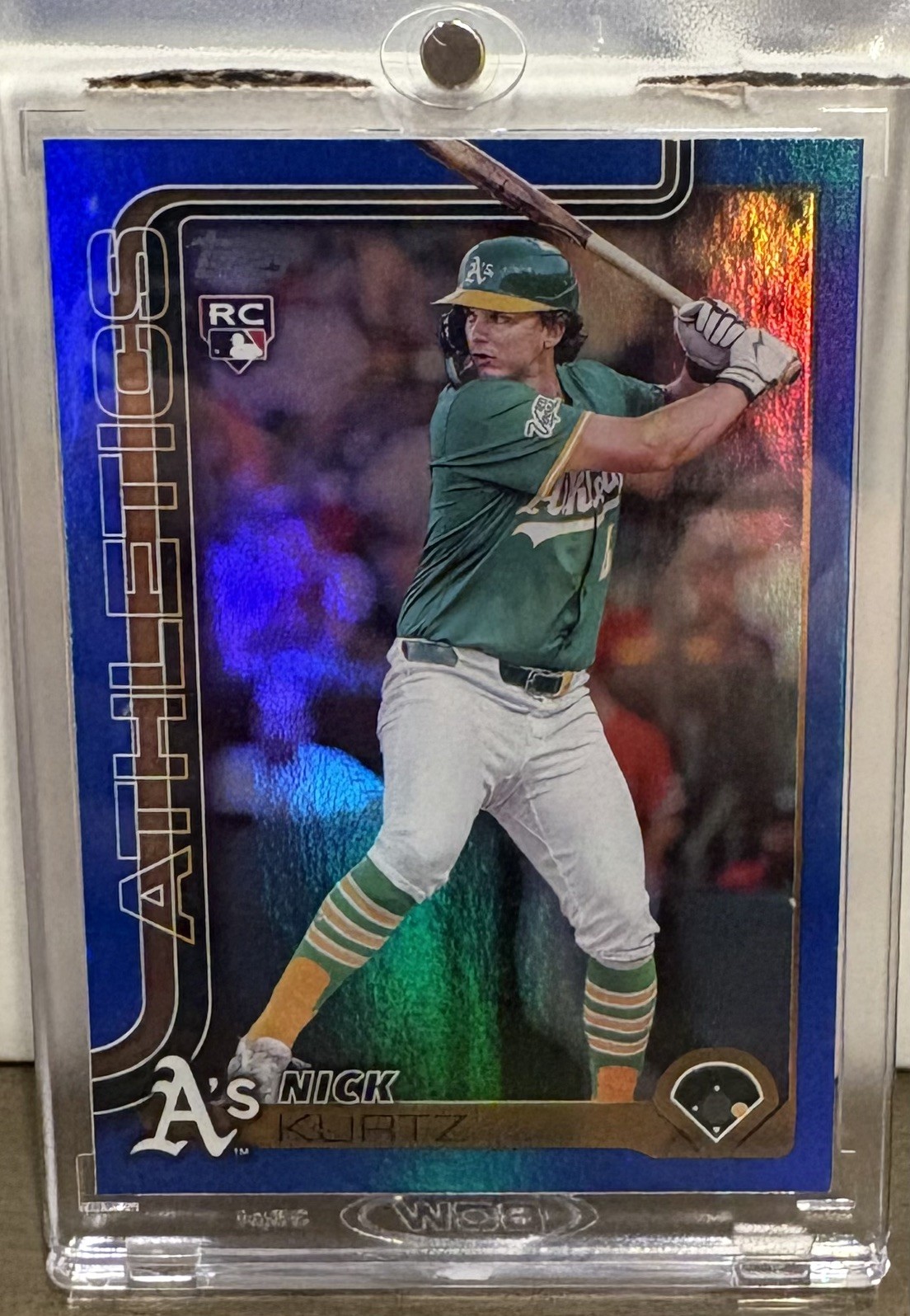 Nick Kurtz 2025 Topps Update Series Blue Foil RC 123/150 #US201