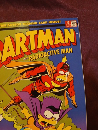 Bartman #3 Newsstand Cover with Trading Card (1993-1995) Bongo Comics - Picture 3 of 6
