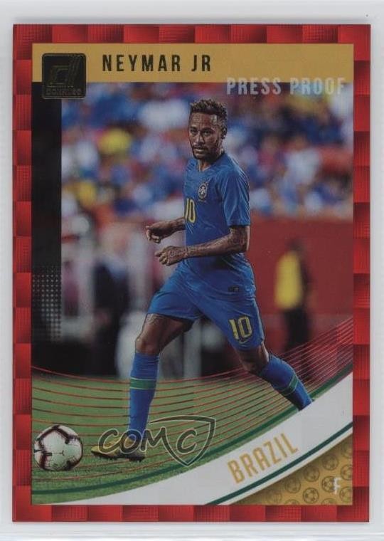 2018-19 Panini Donruss Press Proof Red Neymar Jr #104 00e8