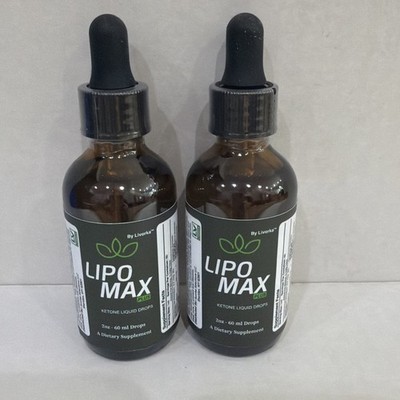 (2 Pack) Lipo Max Advanced Keto Drops, LipoMax Overall Health Formula