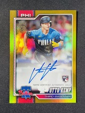 2026 Topps Series One Auto Otto Kemp RC Rookie #187 Gold Rainbow 34/50 KE21